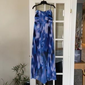 High-Low flowy maxi dress